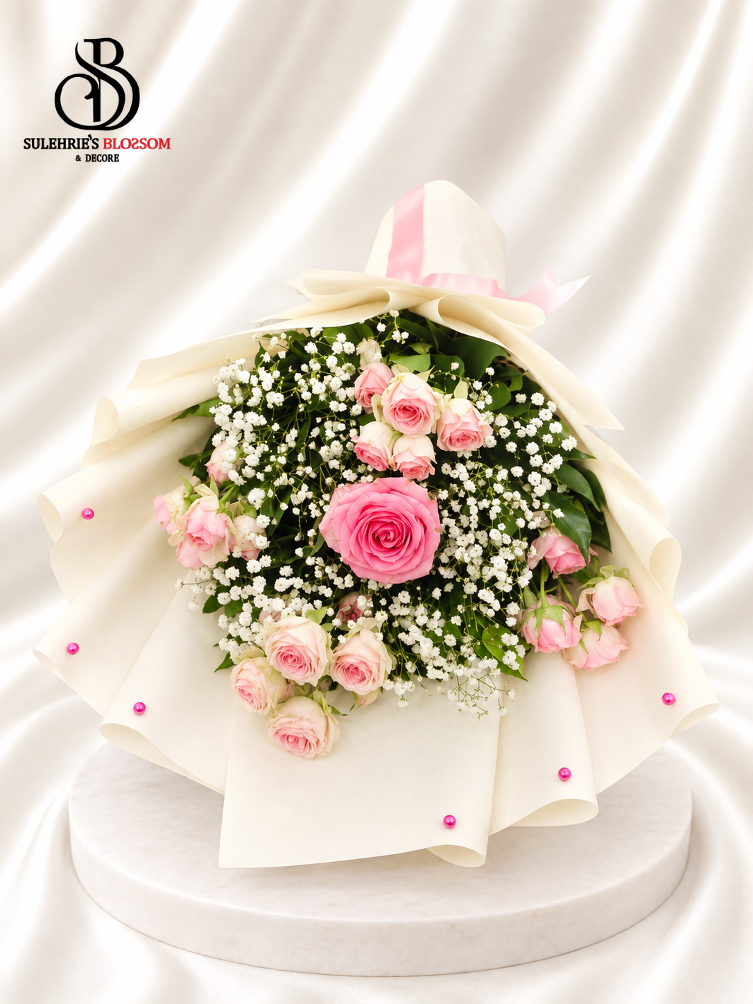 Blush Whispers Bouquet - Image 2